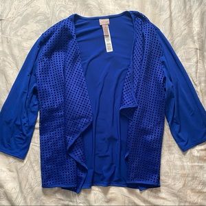 Chico’s easywear blue jacket